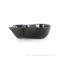 Cat Shaped Pet Feeding Bowl Three Sizes Black